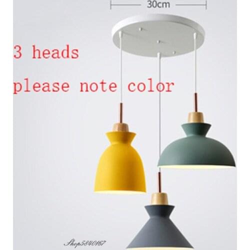 Nordic Designer Pendant Lights Macaron Color Suspension Hanglamp for Living Room Decoration Dining Room Bedroom E27 Pendant Lamp