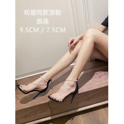 Shoes Women Slippers 2021 New Red Dress Sandals Womens Heels Sandales Femmes