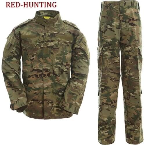 CP & ACU Outdoor Camouflage Army Uniform Tactical Military Uniform Combat Hunting Suit BDU Training Jacket and Pant