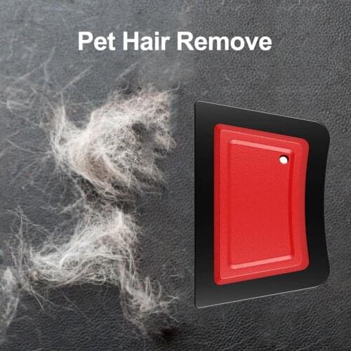 Pet Hair Remover Dog Hair Removal Device Sofa Car Detail Scraper Pet Hair Brush Remover Hair Removal Silicone Brush Pet Supplies