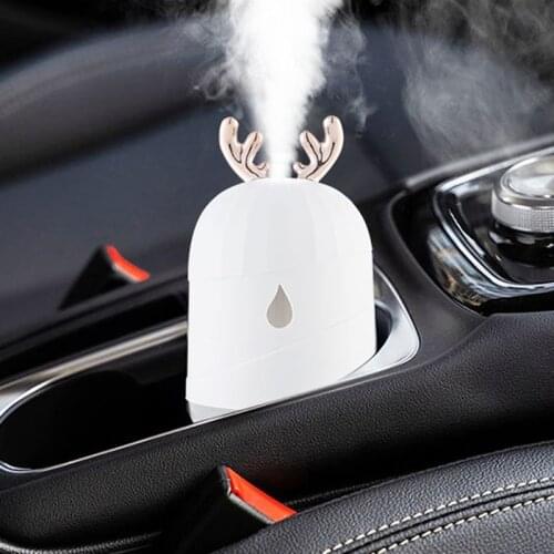 220ML Air Humidifier Aroma Essential Oil Diffuser for Home Car USB Fogger Mist Maker with LED Night Lamp
