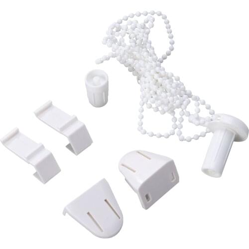 1Pcs Replacement High Quality Durable 17mm PVC Zebra Roller Blind Shade Beaded Chain Cord Clutch Blinds Connector Kit Set