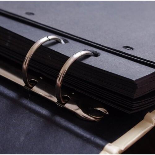 10 pieces/lot) DIY CARDS. Albums binding iron. Shifting key chain. Opening circle. folder. Metal rings clip. Adjustable circ