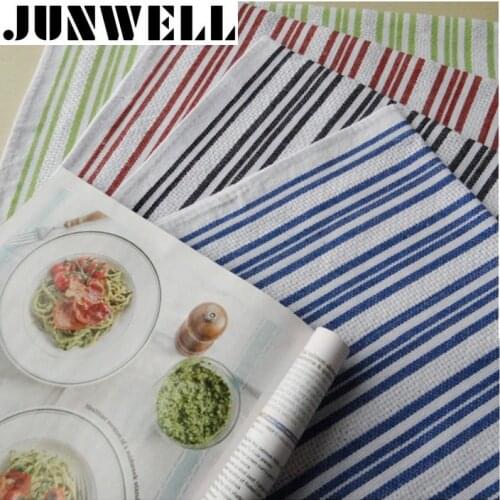 4PCS/SET 42X66CM 100% Cotton Yarn-dyed Chambray Dishtowel Kitchen Towel Cleaning Cloth Tea Towel Ultra durable pano de prato