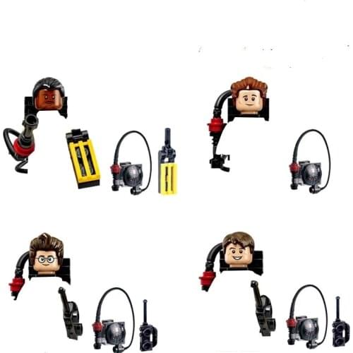 80PCS Heroes Space Four s Bricks Building Blocks Action Collection Toys for children XH108-111