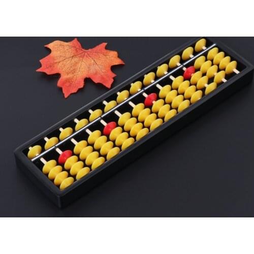 Abacus Soroban Beads Column Kid School Learning Tools Educational Math Toys
