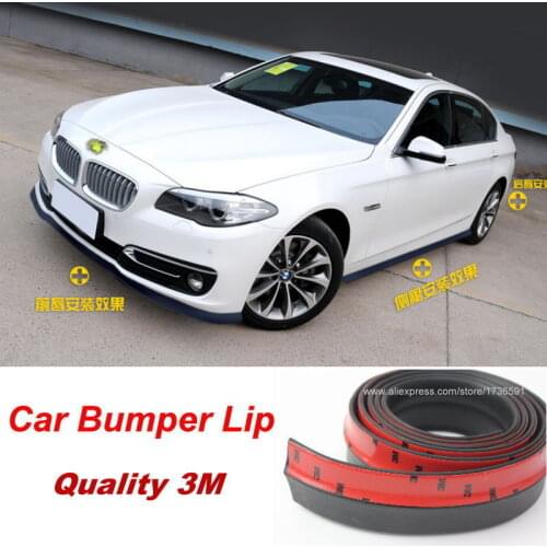 For BMW 5 M5 E28 E34 E39 E60 E61 Bumper Lips / Car Tuning Spoiler / Body Kit Strip / Front Tapes / Body Chassis Side Protection