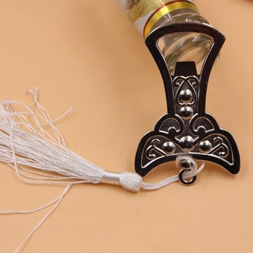 Hot sell 100pcs/lot stainless steel angel wedding bottle opener favors, party giveaway souvenirs