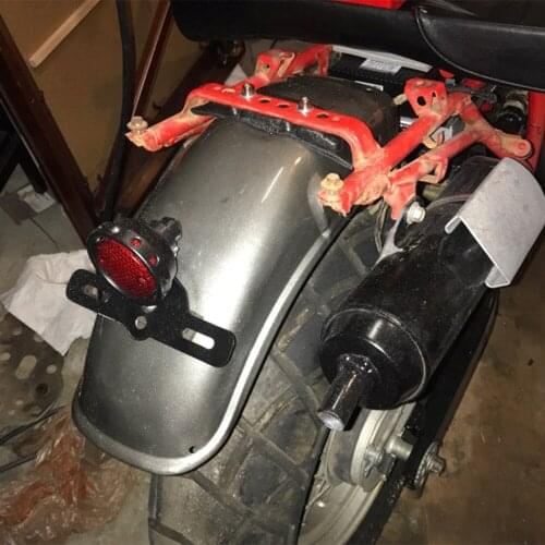 Stainless Steel Chrome Rear Wheel Fender Mudguard Motorcycle Motorbike Rear Fender Mud Guard for Honda CN125 CN 125 Moto