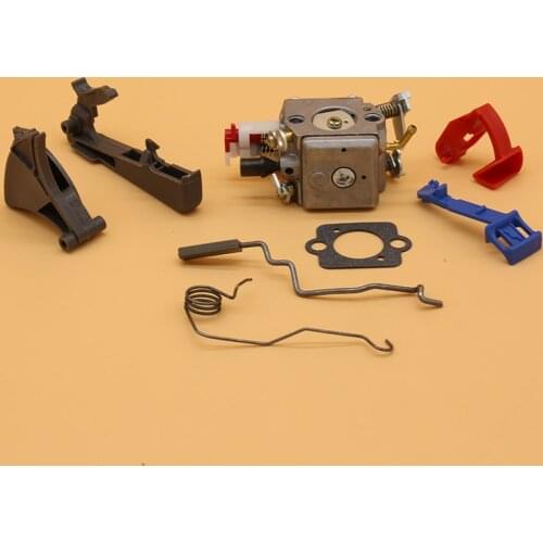 Carburetor Throttle Trigger Spring Choke Rod Switch Kit Fit For Husqvarna 350 353 346 340 345 Chainsaw Parts Zama C3-EL18B Carb