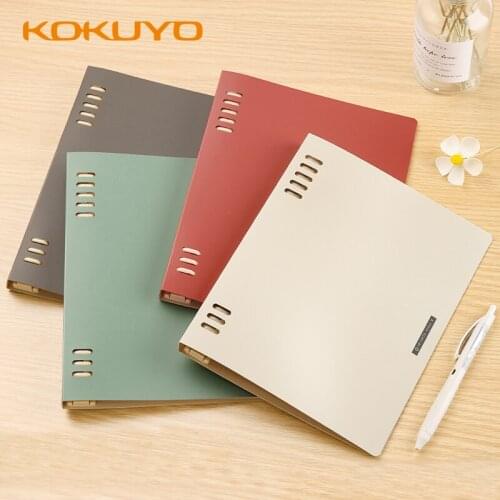Kokuyo Loose-leaf Book B5A5detachable Eight-hole Plastic Buckle Hand Account Book Fresh and Not Handy Business Office Notebook