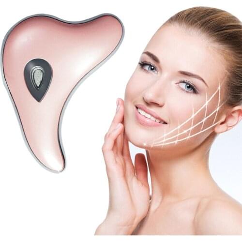 Facial Gua Sha Massager Skin Care Tools Microcurrent Face Body Skin Rejuvenation Lift Galvanic Massage Scraping Wrinkle Remove