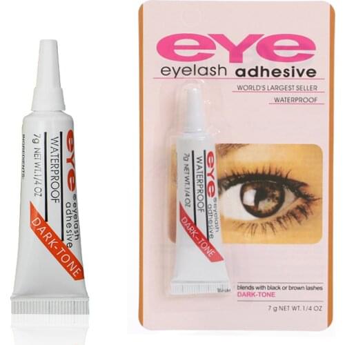 Powerful Eyelash Glue Adhesive Strong Dark /Clear Waterproof Eyelash Adhesive Eye Makeup Tool Eye Lash Glue TSLM2