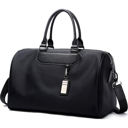 Mens travel bag Korean canvas bag large capacity luggage bag travel bag