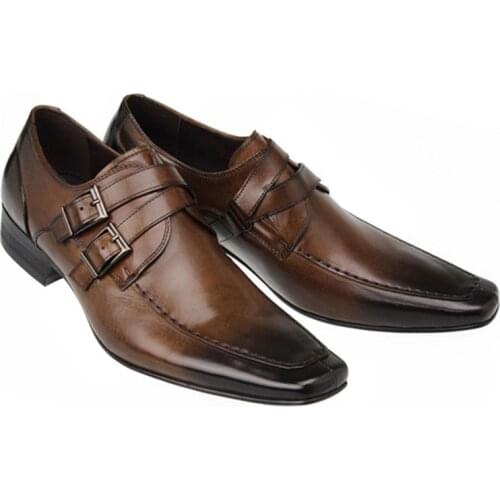 Mens Shoes Formal Leather Zapatos Social Shoes Male Leather Wedding Dress Oxford Shoes for Men Office Shoes Plus Size