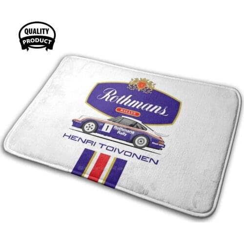 Henri Toivonen Rothmans 3D Soft Non-Slip Mat Rug Carpet Cushion Henri Toivonen Scrs Rothmans Rally Racing Team Wrc Groupe Group