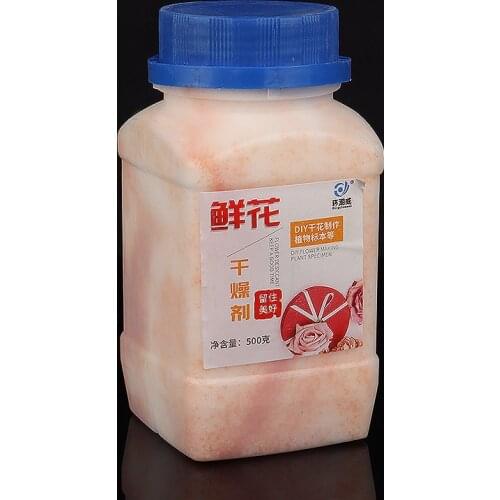 500g Non-Toxic Reusable Silica Gel Sand Desiccant Crystals for Flower Drying DIY Craft Flower Silica Gel