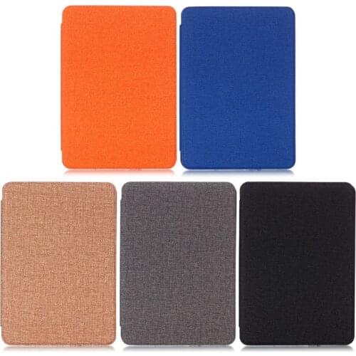 2021 New Flip Cloth Pattern Protective Cover Smart Case Protector for Amazon Kindle Paperwhite (2018) E-book Reader Accessories