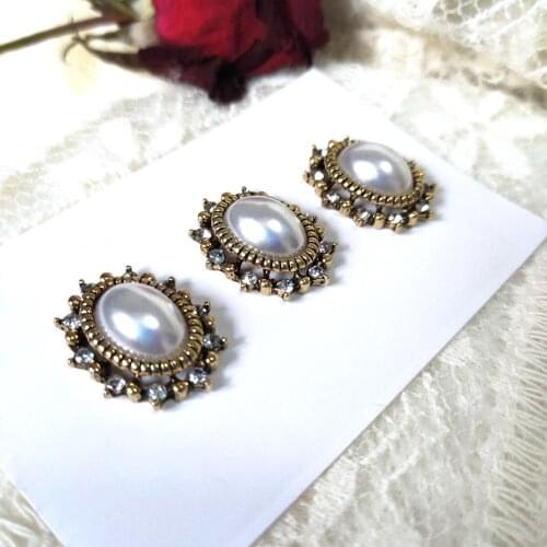 New 10 pcs /set pearl Rhinestone Clothing Broohes shoes hats skirts Handwork Decor Wedding Dress Gifts Jewelry Accessories