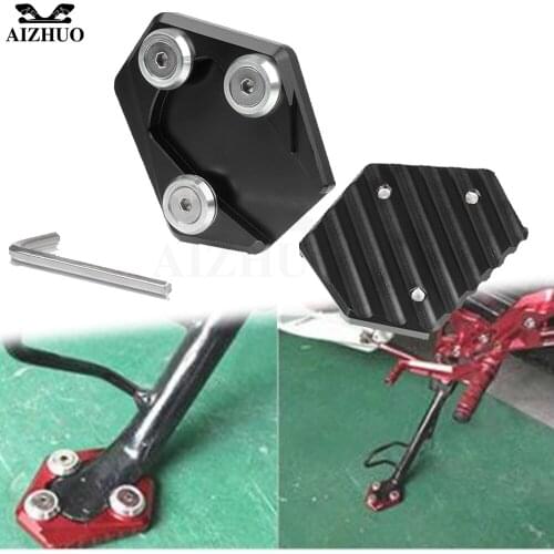 Motorcycle Kickstand Foot Pad Support Plate Enlarge FOR HONDA GROM 125 MSX125 MSX 125 2014-2018 2015 16 17 Side Stand Extension