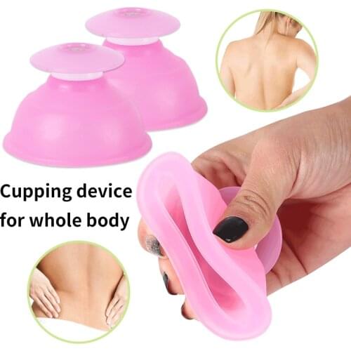 Silicone cupping device plastic cupping device vacuum cupping