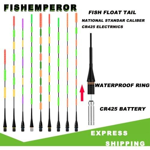 Super Bright Night Fishing LED Smart Float Top Luminous Ultra Sensitive Electronic Floats Buoy Outdoor Fishing Accessories