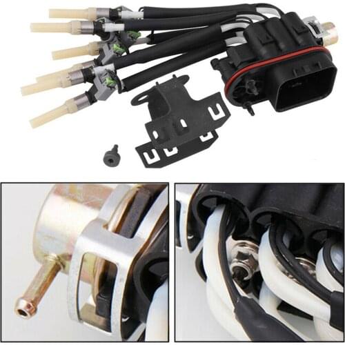 Spider Fuel Injector for Chevrolet V6 4.3L 96-05 Pickup with Bracket Aftermarket Parts 12568332 19210688 Accessories