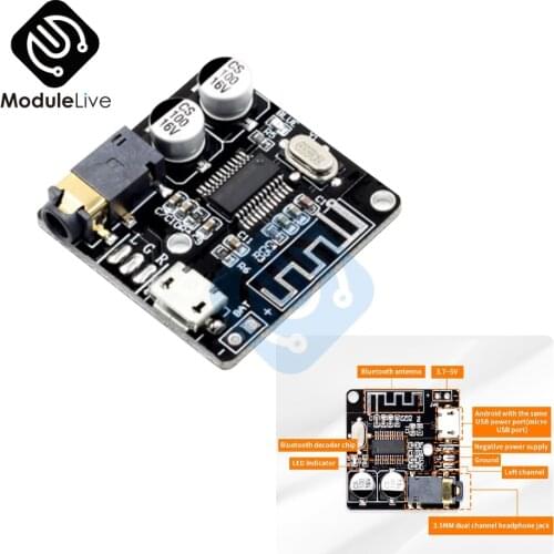 VHM-314 Bluetooth Audio Receiver board Bluetooth 5.0 Wifi Decoder Board Wireless Stereo Music Module for Car Speaker MP3