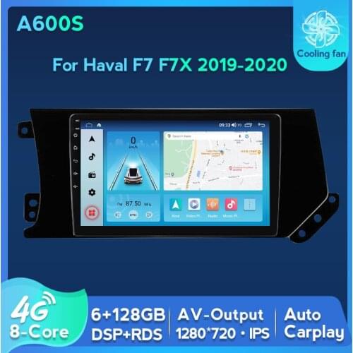 6G+128G 4G WIFI DPS Android 11 Eight Core Car Radio Auto Multimedia DVD Player For Haval F7 F7X 2019-2020GPS Navi Auto carplay