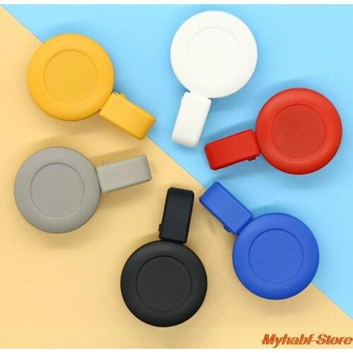 Retractable Badge Holder Reel Clip ABS Plastic Pull Name Tag ID Card Holder Recoil Reel Student Nurse Business Card Badge Buckle