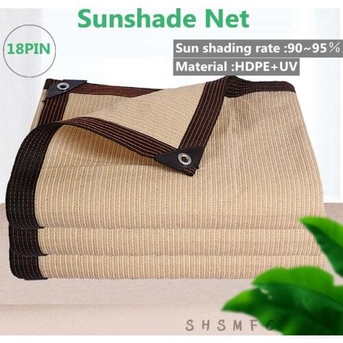 Hi-Quality Anti-UV Outdoor Sunshade Net Thicken Balcony Safety Fence Netting Terrace Garden Car Swimming Pool Nurse Plant Canopy