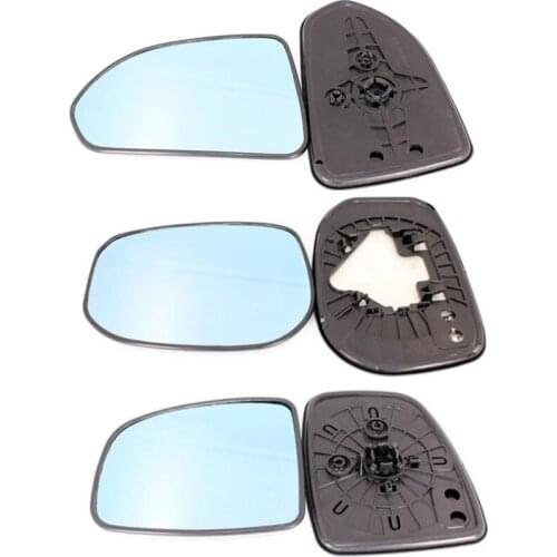 Wide View Rear View Mirror Blue Auto Dimming Side Wing Mirror Glass with Heater for Honda Fit