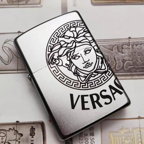 Zorro lighter genuine black ice male creative personality brass cotton oil machine new fashion limited product