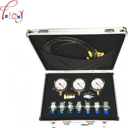 Portable Hydraulic Test Gauge Mechanical Digger Pressure Test Watch Hydraulic Test Box Ffor Excavator 1PC