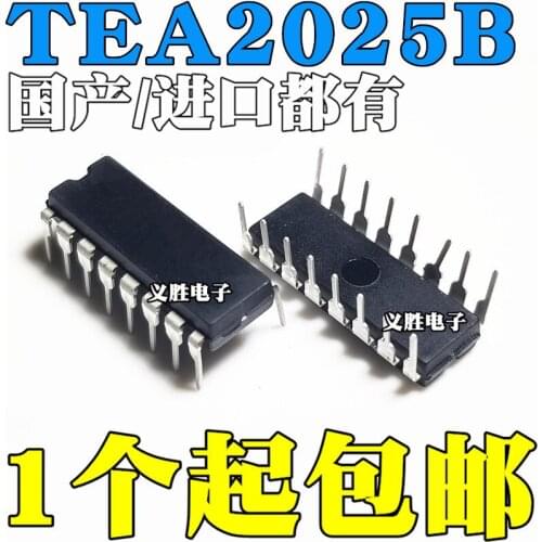 10 pçs/lote/TEA2025 TEA2025B DIP16