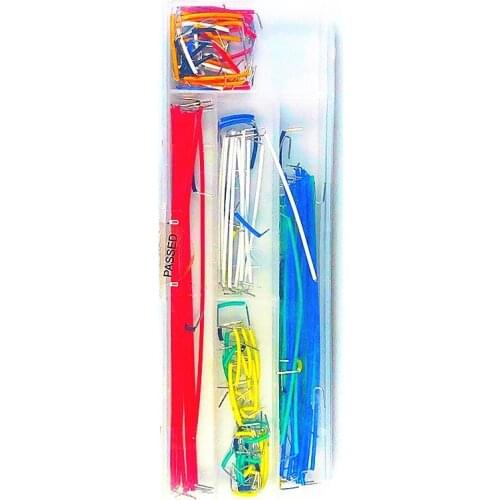 14kind 10strip = 140pcs U Shape Solderless Breadboard Jumper Cable Wire Kit For PCB Bread Board