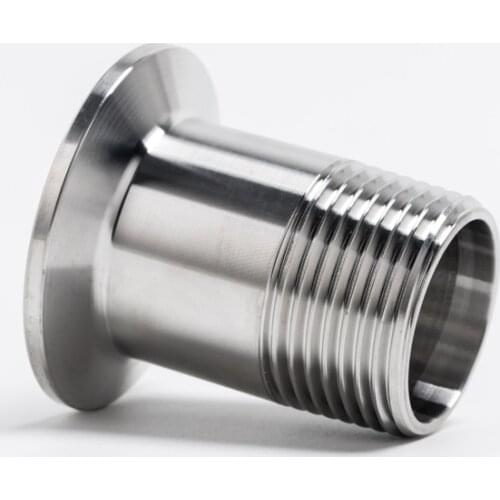 Stainless Steel Sanitary Male Threaded Ferrule Pipe Fitting Tri clamp Adapter DN15 DN20 DN25 DN32 For Homebrewing