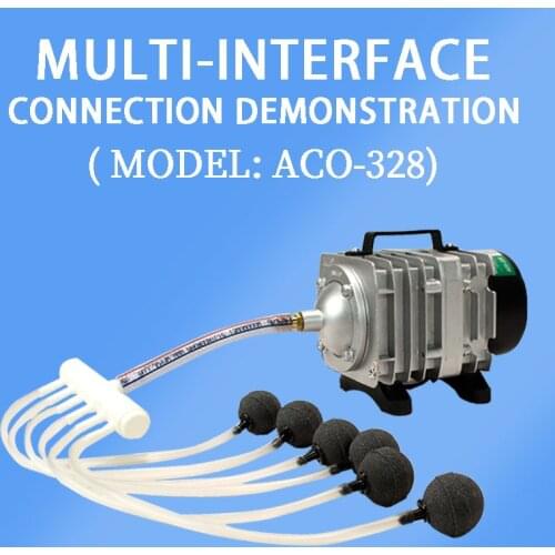 ACO208 308 318 25W 35W 45W air pump electrical magnetic air compressor For Co2 Laser Engrave Machine.Roast duck inflatable pump