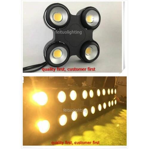 H-10/lot IP65 COB 4 eyes 4x100W warm white LED matrix dmx outdoor led blinder light