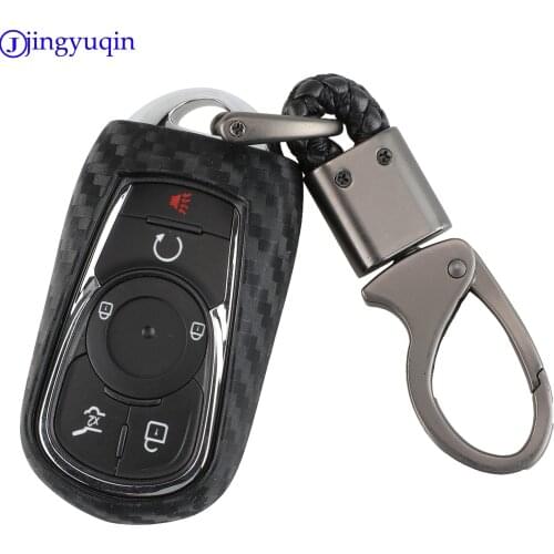 Jingyuqin 10p 3/4/5 Buttons Remote Carbon Silicone Key Case Cover For OPEL Astra Buick ENCORE ENVISION NEW LACROSSE