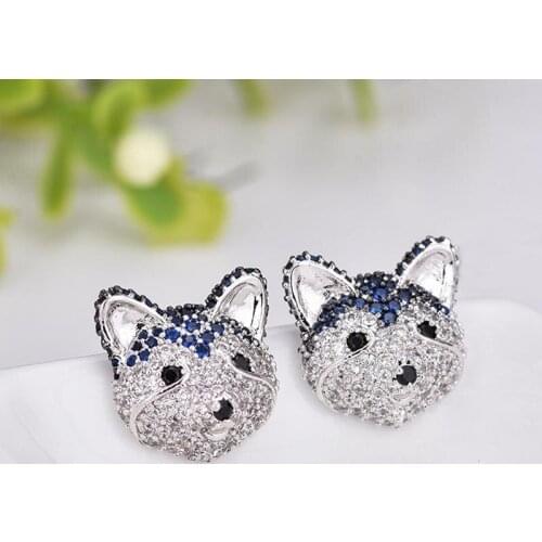 Fashion Cute Animal Stud Earrings Girls Birthday Gift High Quality Jewelry Wholesale Dog Earrings For Women Dropshipping