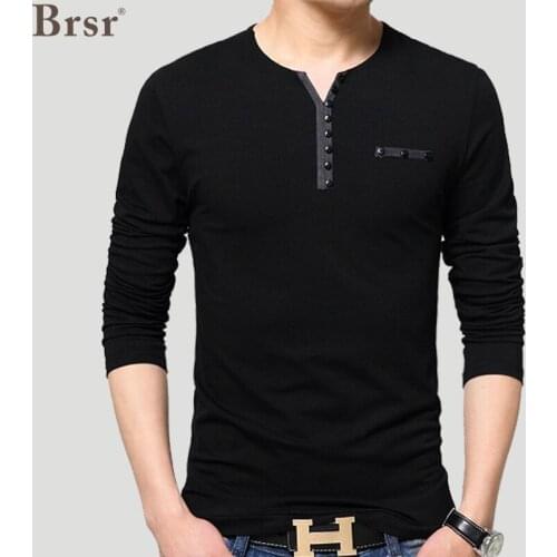 Men Spring And Autumn Long Sleeved T Shirts Tees Male Fashion V Neck Oatchwork Hombre Camisa Masculina Tshirt Oversized T-shirt