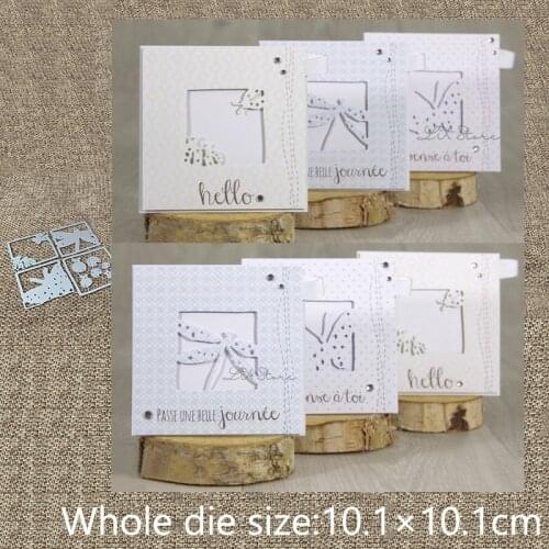 New Design Craft Metal stencil mold Cutting Dies insect frames decoration scrapbook die cuts Album Paper Card Craft Embossing