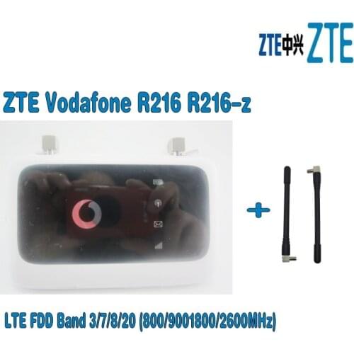 Unlocked ZTE Vodafone R216 with Antenna 4G LTE 150Mbps Mobile Hotspot Pocket router