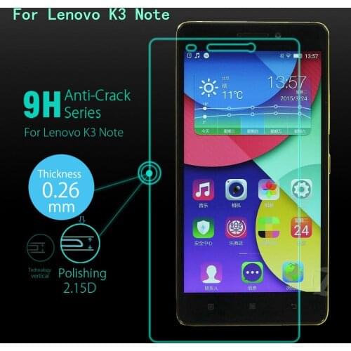 ShuiCaoRen For Lenovo K3 Note Tempered Glass Original Protective Film Explosion-proof Screen Protector for K3 Note cell phone