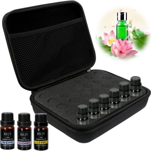 Nail Polish Storage Bag 30 Bottles 5ML Essential Oil Case Perfume Oil Box Shockproof Portable Travel Cosmetic Organizer