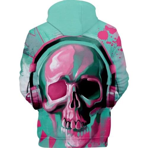 New Personality Skull 3D Hoodies Men/women Funny Streetwear Harajuku Style Hip Hop Hoodie Pullover Sweatshirts Clothes