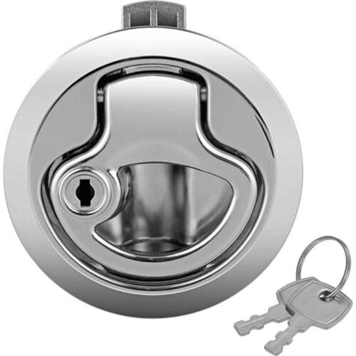 Marine Boat Stainless Steel 2" Flush Pull Hatch Latch For RV Caravan Boat