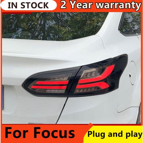 Car Styling for Ford Focus Tail Lights 2015-2018 Focus Sedan LED Tail Lamp LED DRL Signal Brake Reverse auto Accessories