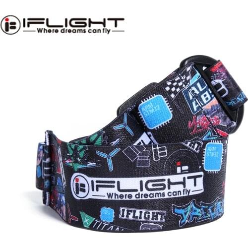 Iflight color FPV eyeglasses with head strap and fixed glasses band can be used for fat shark glasse